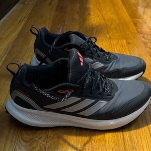 Adidas Men's Black and Gray Athletic Shoes